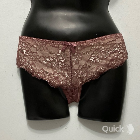 M - NWT 3 pcs Floral Lace Low-Rise Panties - Picture 4 of 6